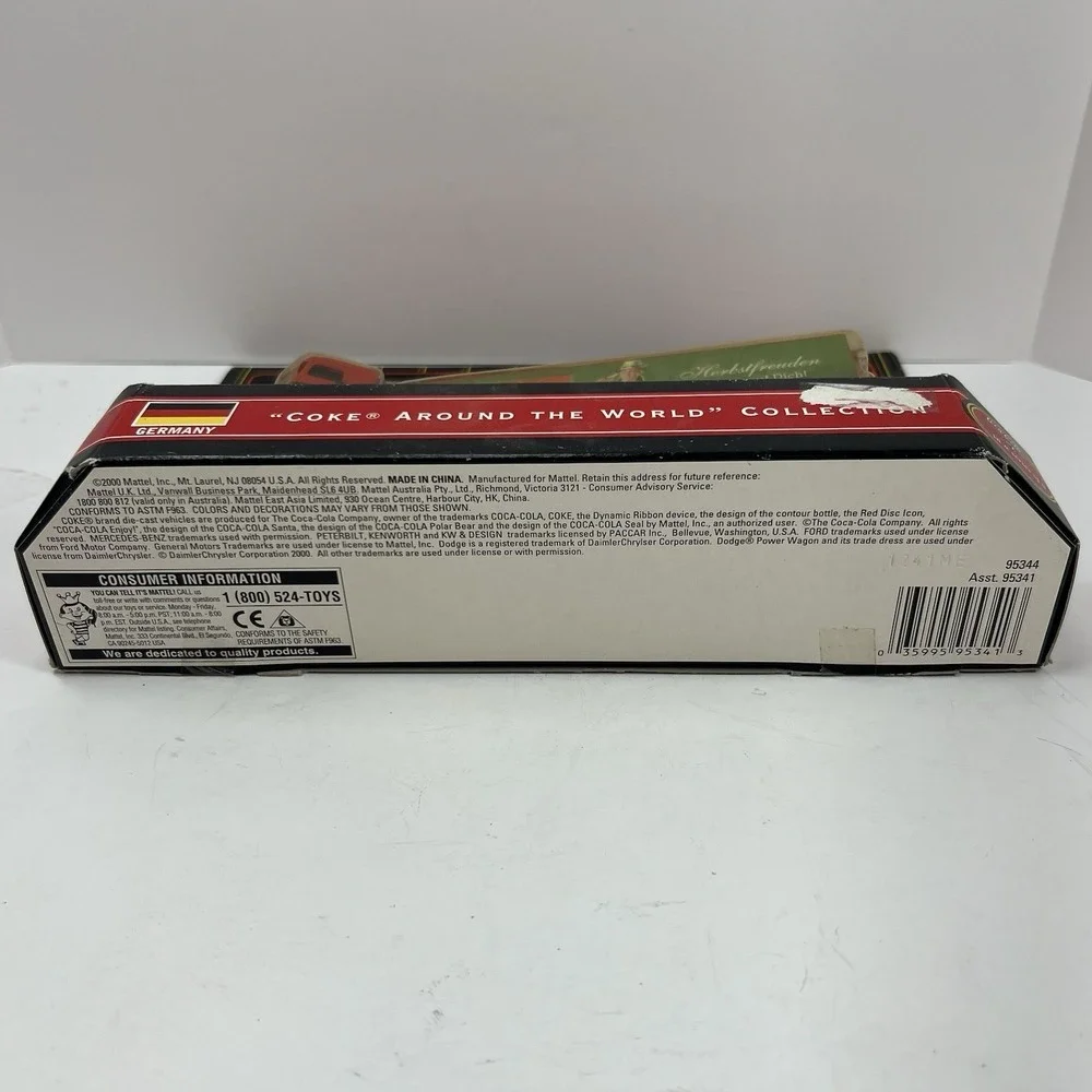 Matchbox Coca-Cola Truck Germany Mercedes-Benz Actros Red Green New 95344